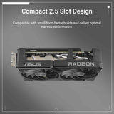 ASUS Dual Radeon™ RX 9060 XT 16GB GDDR6 Graphics Card (PCIe 5.0, HDMI