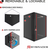 12U Wall Mount Home Lab Server Rack – 19