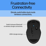 HP 250 Dual Mouse - for Computer or Laptop - Multi-OS & Device Compati