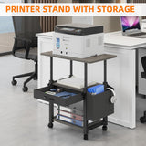 ADJUSTABLE PRINTER STAND FOR