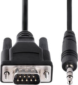 StarTech.com 3ft (1m) DB9 to 3.5mm Serial Cable for Serial Device Conf