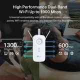 Prolongateur WiFi AC1900 TP-Link (RE550), couverture jusqu'à 2800 pi² et 35 D