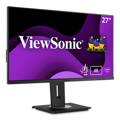 ViewSonic VG2756-4K 27 Inch IPS 4K Docking Monitor with 90W USB C, RJ4