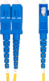 StarTech.com 3m (9.8ft) LC to SC (UPC) OS2 Single Mode Duplex Fiber Op