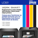Brother Genuine LC501CS Standard Yield Cyan Ink Cartridge for Brother