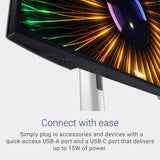 Dell UltraSharp 24 Monitor - U2424H (Renewed), Black/Grey 24'' FHD