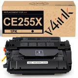 Cartouche de toner compatible v4ink CE255X pour HP 55X 1 emballage haut rendement