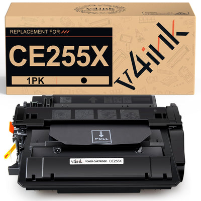 Cartouche de toner compatible v4ink CE255X pour HP 55X 1 emballage haut rendement