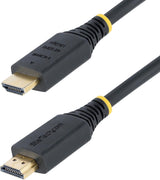 StarTech Câble HDMI haute vitesse certifié premium 2,4 m (8 pi), 4K 60 Hz/1440p 144 Hz avec HDR10/ARC, 18 Gbit/s, cordon HDMI 2.0 haute flexibilité pour moniteur/TV, TPE