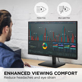 ViewSonic 24IN Colorpro 1080P IPS Monitor with USB-C, Displayport, HDMI, USB-A, Ergonomic, and Pantone Validated.