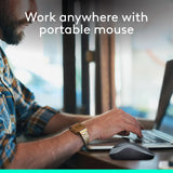 Logitech M185 Wireless Mouse, 2.4GHz with USB Mini Receiver, 12-Month