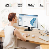 Viewsonic VA2748-MH 27 Inch Full HD 1080p IPS Monitor with 120Hz, Vari