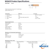10ft SMA Male to SMA Male Coaxial Cable, WIZACE RG316 Flexible SMA Ext