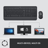 Logitech Signature MK650 Combo for Business, Wireless Mouse and Keyboa