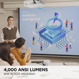 ViewSonic PS502W, projecteur à courte focale WXGA de 4000 lumens avec HDMI et