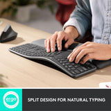 Logitech Ergo K860 Wireless Ergonomic Keyboard - Split Keyboard, Wrist