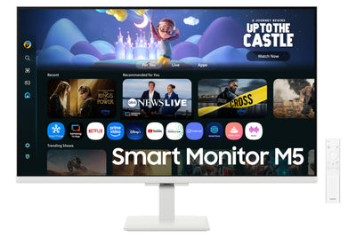 SAMSUNG 32 inch M5 FHD VA Smart Monitor 60Hz 4ms HDMI with Smart TV Ap