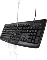 Clavier lavable USB Kensington K74200CA Pro Fit, noir