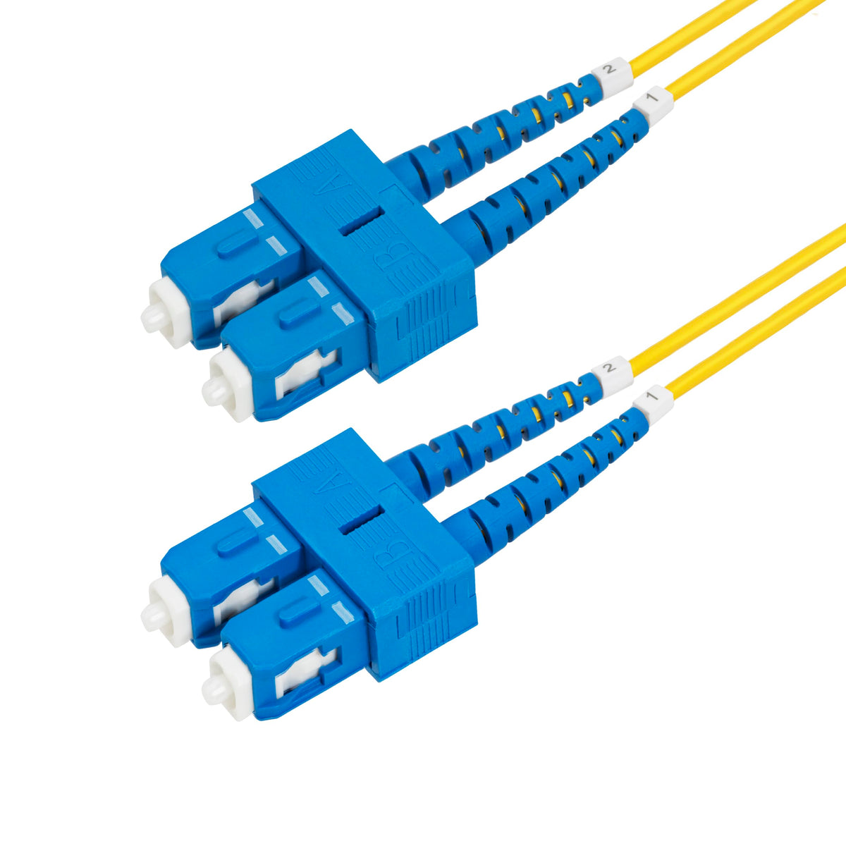 StarTech.com 5m (16.4ft) SC to SC (UPC) OS2 Single Mode Duplex Fiber O