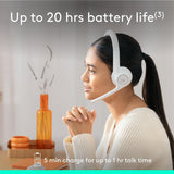 Logitech Zone 300 Wireless Bluetooth Headset with Noise-Canceling Micr