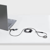 StarTech.com Nano Laptop Cable Lock, 6.6ft (2m), Anti-Theft Keyed Lock