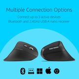 Souris rechargeable sans fil verticale Kensington Pro Fit Ergo MY630 EQ