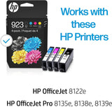 Cartouche d'encre originale HP 923 CMYK paquet de 4 L Cmyk