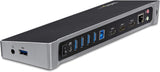 StarTech.com Triple Monitor USB 3.0 Laptop Docking Station - 4K HDMI