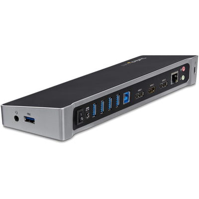 StarTech.com Triple Monitor USB 3.0 Laptop Docking Station - 4K HDMI