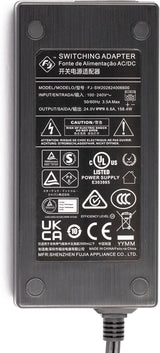 StarTech.com 160W Universal DC Power Adapter (24V/6.6A), 4ft(1.2m) 2-W