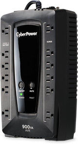 CyberPower AVRG900U AVR UPS System, 900VA/480W, 12 Outlets, Compact 90