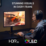 ViewSonic VX2738-2K-OLED 27 Inch 1440p Gaming Monitor, OLED Display wi