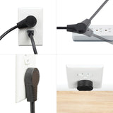 StarTech.com 6ft (2m) Power Extension Cord - 360° Rotating Flat Plug E