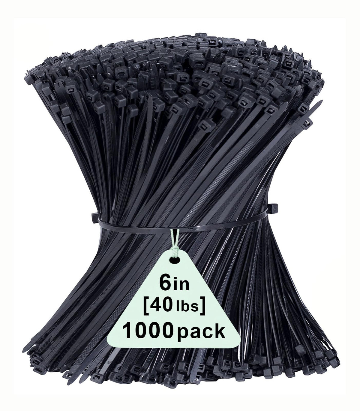 1000PK 6IN Nylon Cable Ties