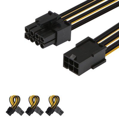 J&D 6 Pin to 8 Pin PCIe Express (PCIe) Graphics Video Card Power Cable