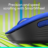 Logitech Signature M650L Blue Multi-Device Mouse