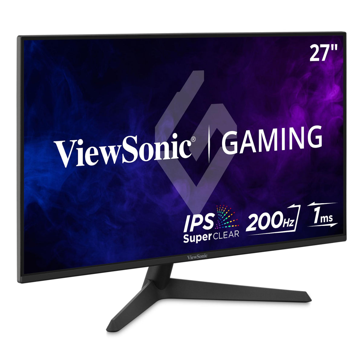 Moniteur de jeu ViewSonic VX2729 27 pouces 1080p IPS avec 200 Hz, 1 ms, Fre