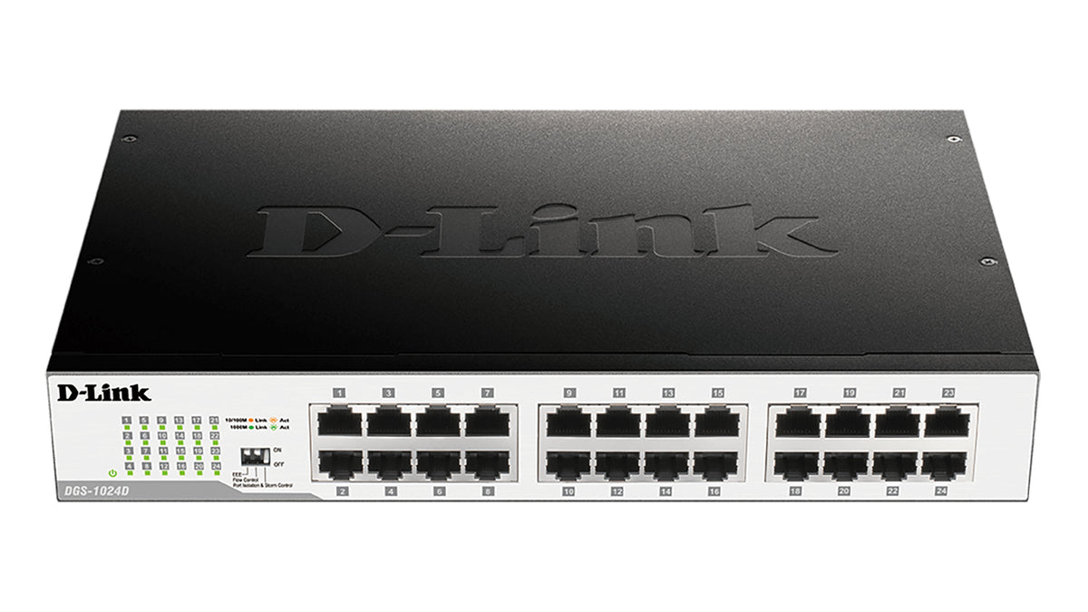 Commutateur 24 ports 10/100/1000 Mbps