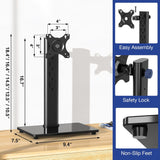 Support réglable ViewSonic ID1330 : Support en aluminium, couleur argent, angle réglable, emballage individuel, boîte marron