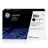 HP 80X (CF280XD) Black High Yield Original LaserJet Toner Cartridges