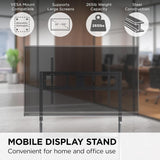 ViewSonic VB-STND-009 Slim Mobile TV Cart for 55 to 105 inch Screens u