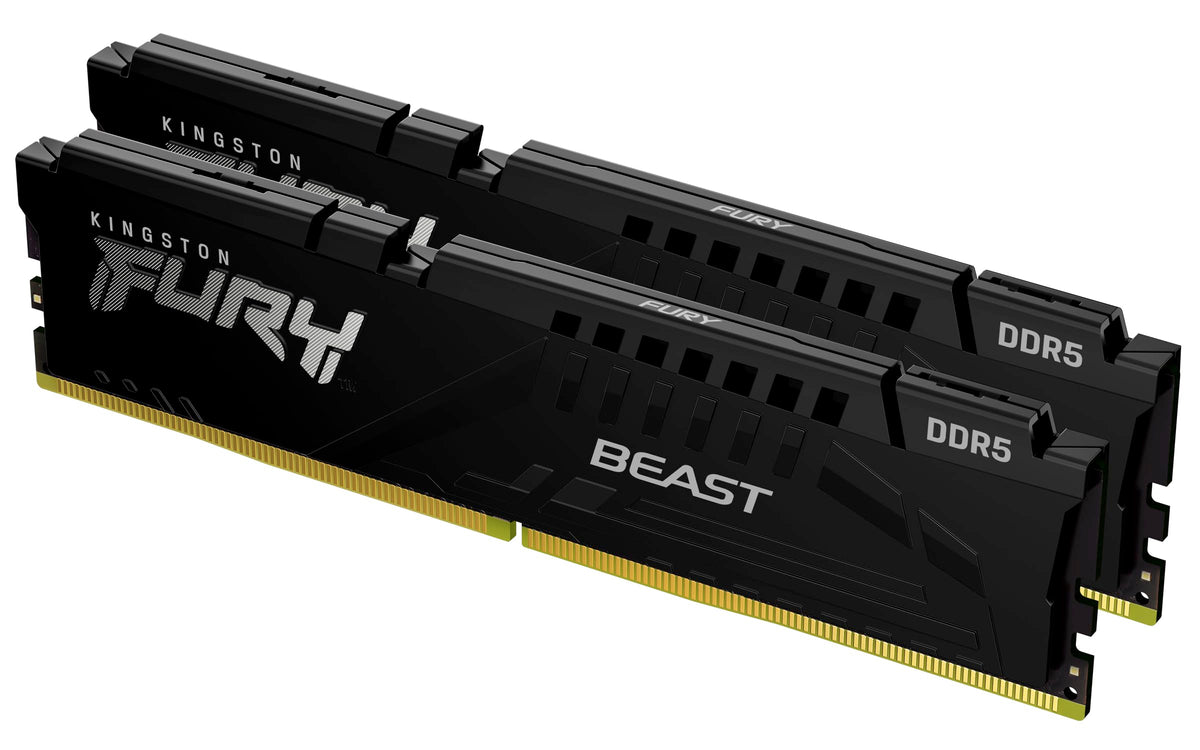 Kingston Fury Beast Black 32 Go 6000 MT/s DDR5 CL30 DIMM (kit de 2) pour ordinateur de bureau
