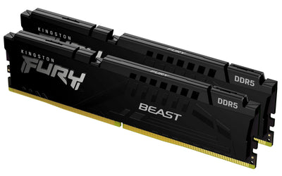 Kingston Fury Beast Black 32GB 6000MT/s DDR5 CL30 DIMM (Kit of 2) Desk