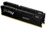 Kingston Fury Beast Black 32 Go 6000 MT/s DDR5 CL30 DIMM (kit de 2) pour ordinateur de bureau