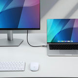 Câble USB4 StarTech de 45 cm (1,5 pi), 80 Gbit/s, certifié USB-IF, 240 W PD, 8K 120 Hz/4K 240 Hz DP2.1 DP80, compatible Thunderbolt 4 – USB-C noir