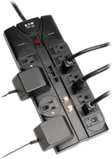 Tripp Lite 12 Outlet Surge Protector Power Strip, 8ft Cord, Right-Angl