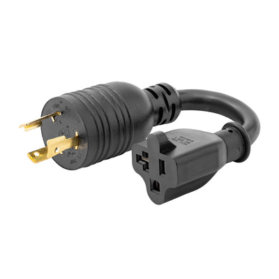 StarTech 6IN (15CM) Heavy DUTY Power Cord, NEMA L5-20P to NEMA 5-20R, 20A 125V, 12AWG, Heavy Gauge PLUG Converter Cable - UL Listed