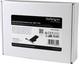 StarTech.com 2x M.2 SATA SSD Controller Card - PCIe - PCI Express M.2