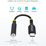 Adaptateur audio et de chargement USB-C StarTech.com avec prise jack 3,5 mm et PD