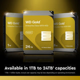 Western Digital 22TB WD Gold Enterprise Class SATA Internal Hard Drive